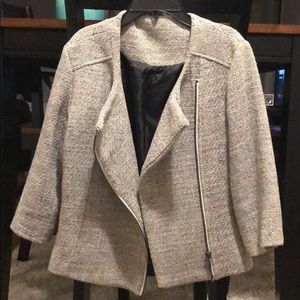 Grey tweed jacket blazer